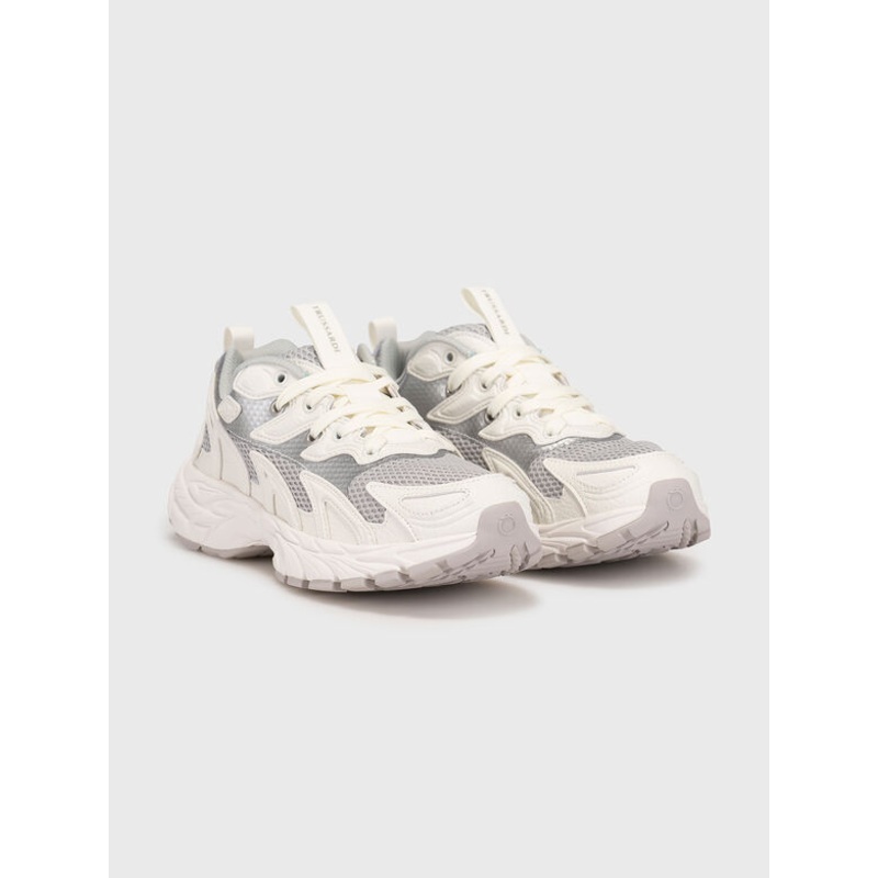 Trussardi Men’s White Retro Runner Sneakers |Trussardi in Lebanon