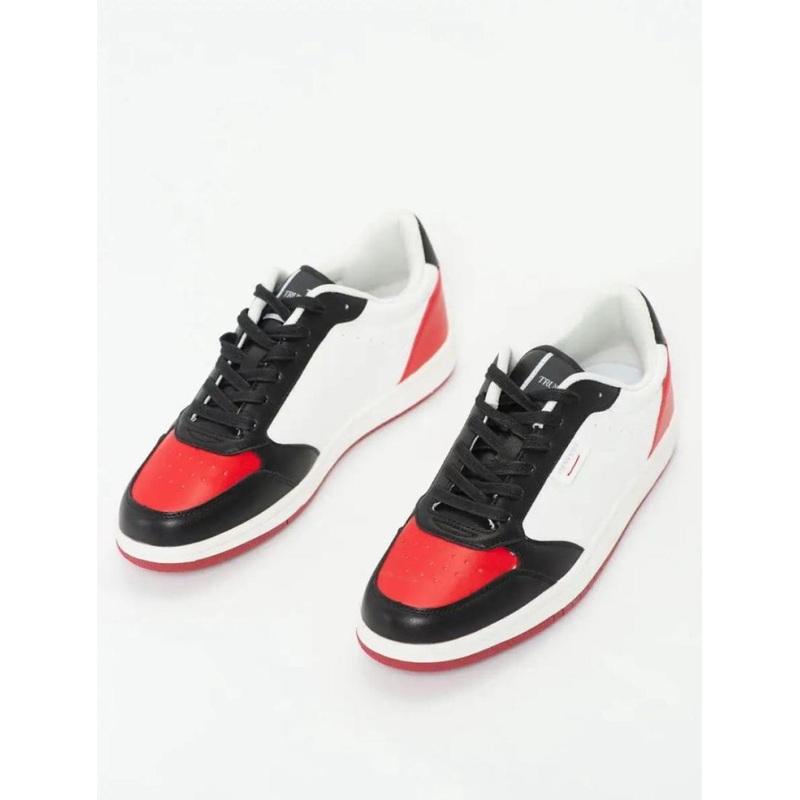 Trussardi Unisex Black-Red Dunk Mix Sneakers | Trussardi in Lebanon