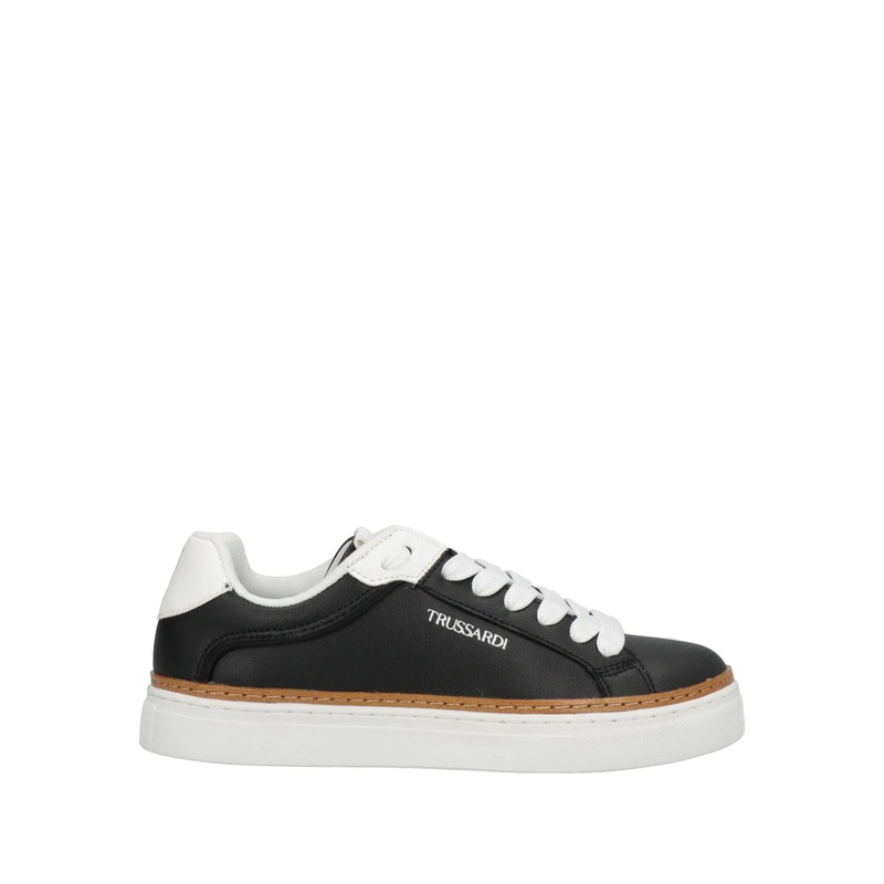Trussardi Women’s Black & White Deja Sneakers | Trussardi in Lebanon