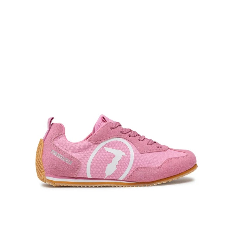 Trussardi Women’s Pink Brando Sneakers | Trussardi in Lebanon