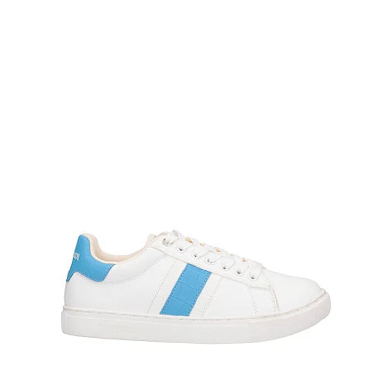 Trussardi Women’s White-Light Blue Aura Sneakers | Trussardi in Lebanon