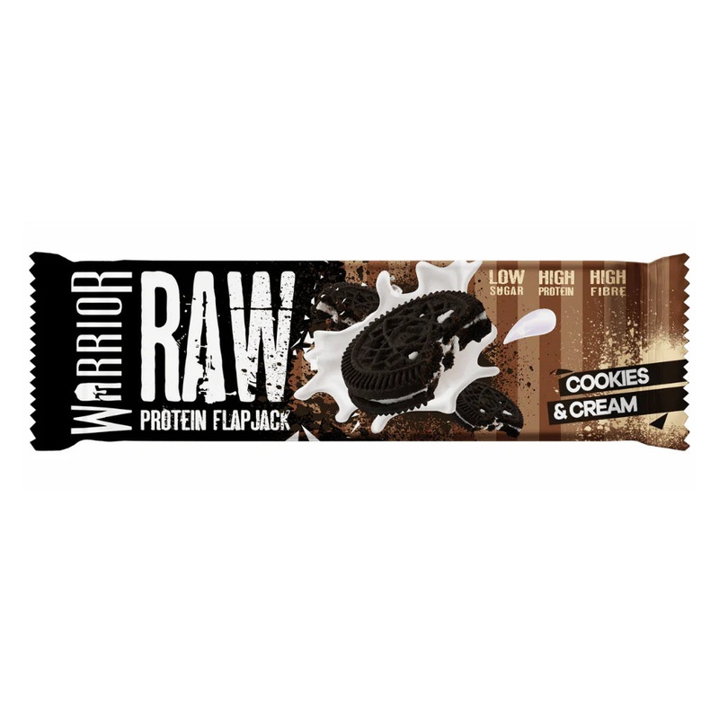 Warrior Raw Protein Flapjack Cookies & Cream | Warrior In Lebanon
