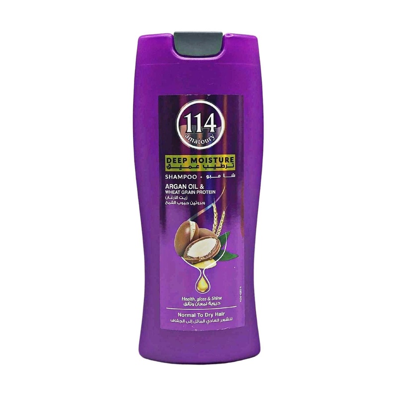 114 Amatoury Argan Oil & Wheat Grain Protein Shampoo 400ml | 114 Amatoury In Lebanon