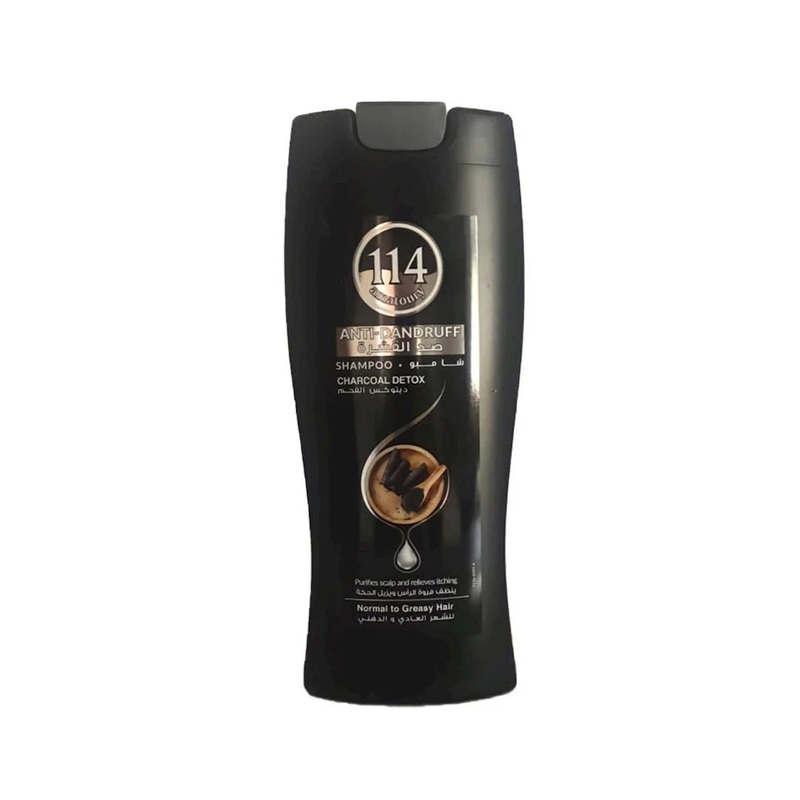 114 Amatoury Shampoo Anti-Dandruff Charcoal Detox 400ml | 114 Amatoury In Lebanon