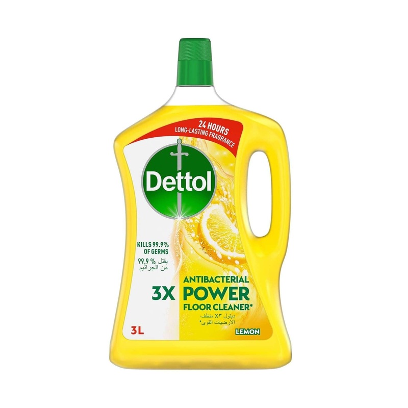 Dettol Antibacterial Power Floor Cleaner Lemon 3L