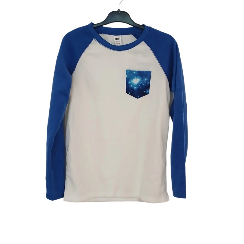 Lands’ End Boy’s White & Blue Pajama Top | Lands’ End In Lebanon