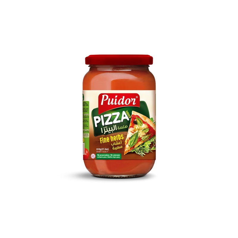 Puidor Pizza Sauce Fine Herbs 610g | Puidor In Lebanon