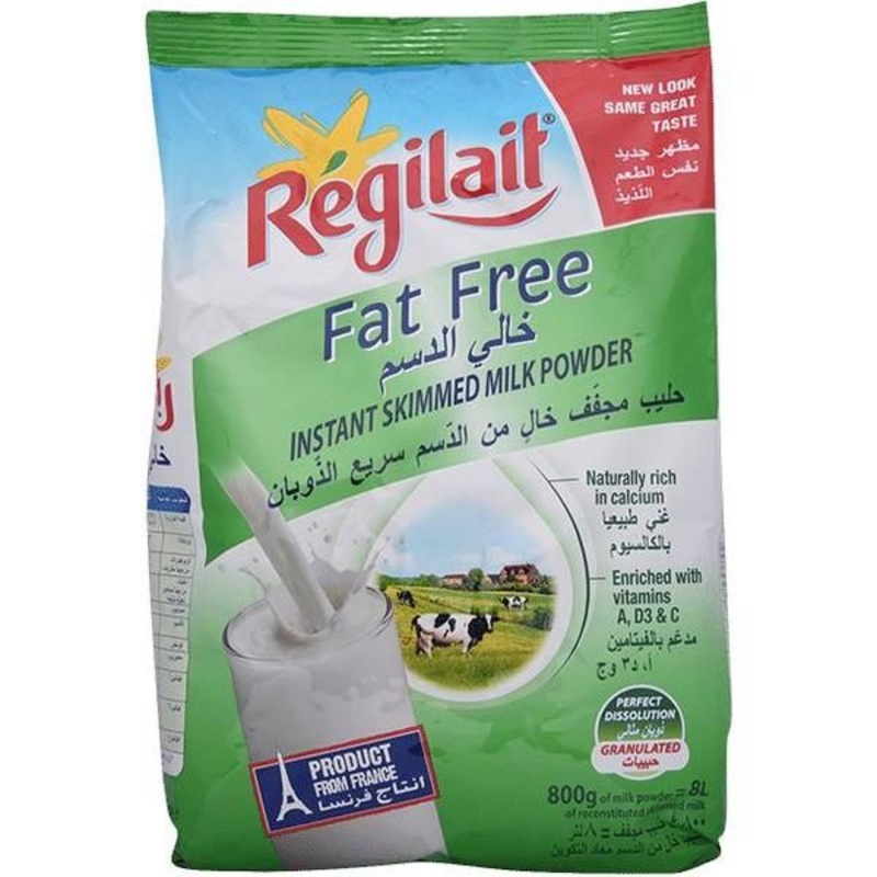 Regilait Fat Free Instant Skimmed Milk Powder 800g | Regilait In Lebanon