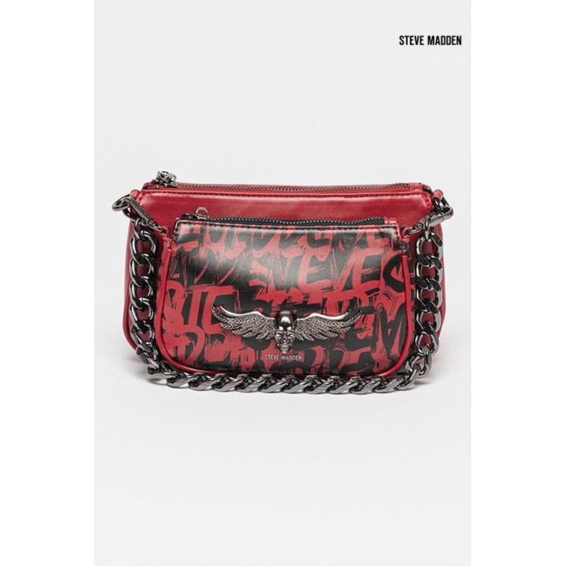 Steve Madden Burgundy Leather Set Across Body Bag | Steve Madden in Lebanon