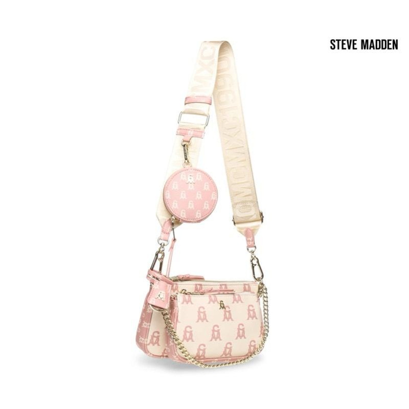 Steve Madden Women’s Pink Beige Cross Body Bag |Steve Madden in Lebanon