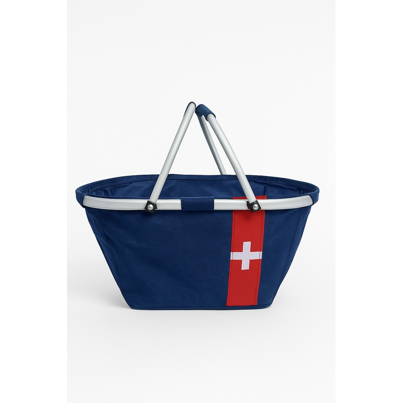 Swiss Flag Navy Blue Basket | Swiss Flag In Lebanon