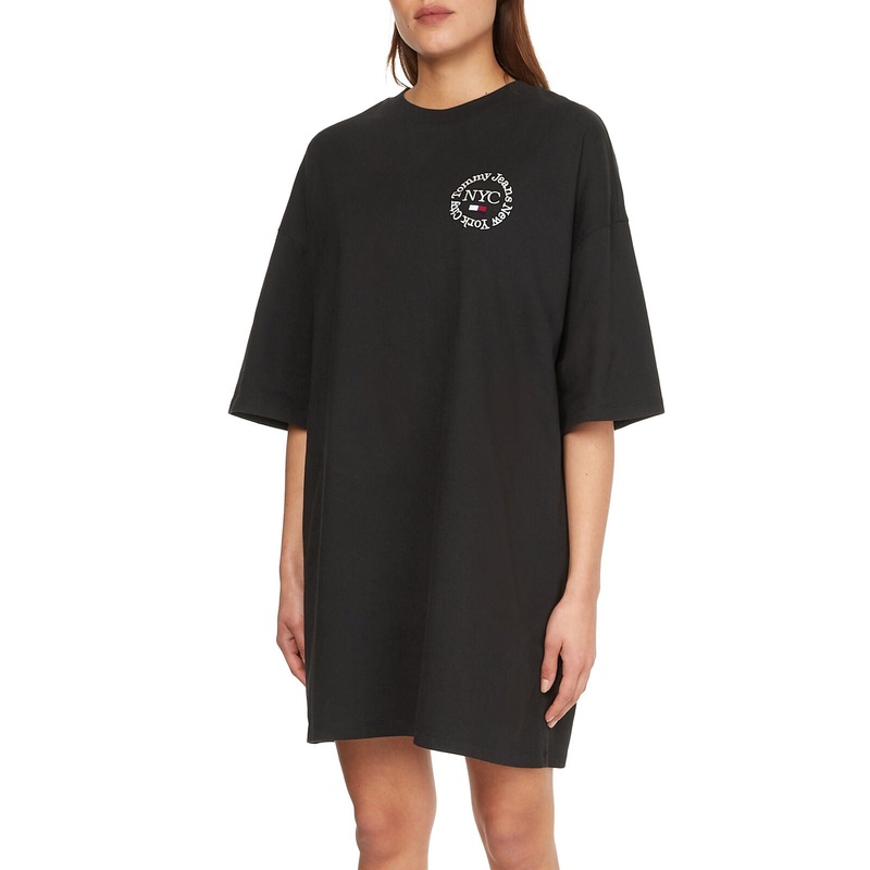 Tommy Jeans Women’s Black Timeless Logo Dress | Tommy Jeans In Lebanon