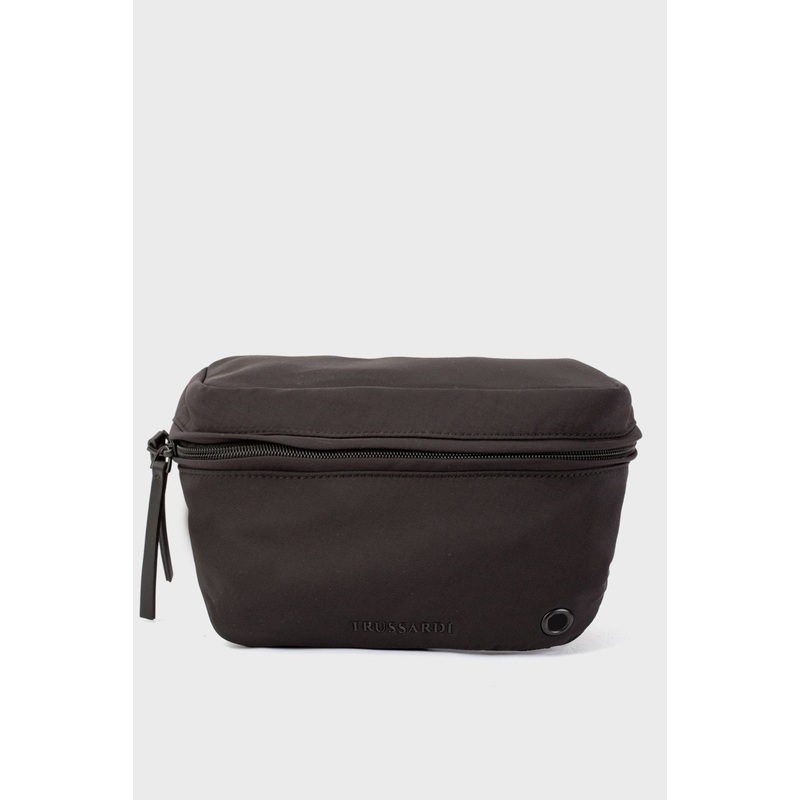 Trussardi Unisex Black Nylon Evin Belt Bag |Trussardi In Lebanon