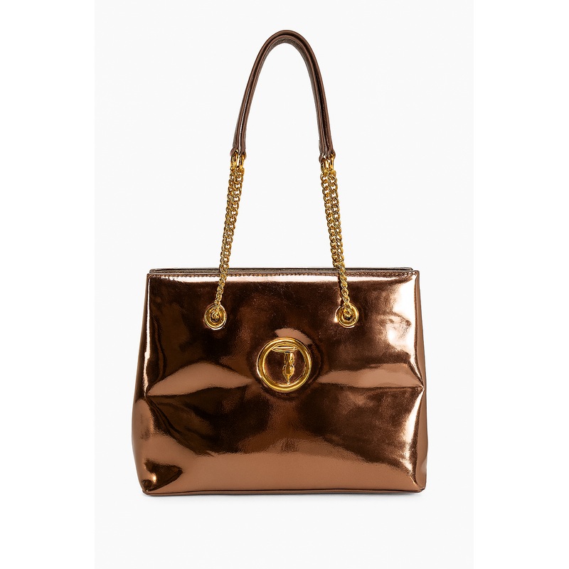 Trussardi Women’s Bronze Shoulder Bag | Trussardi In Lebanon