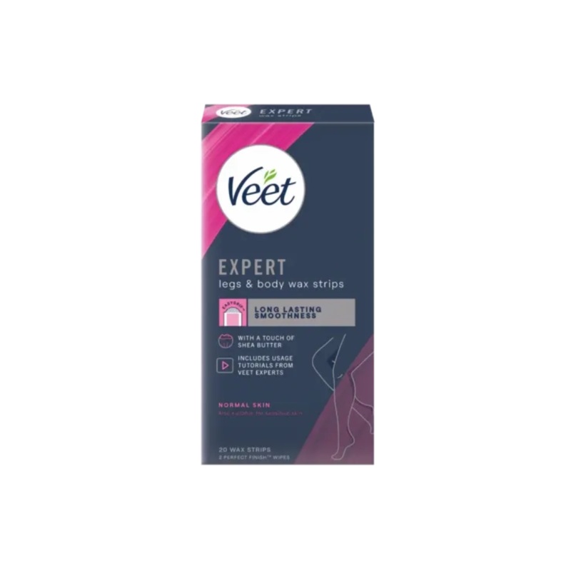 Veet Professional Wax Strips For Legs & Body With Shea Butter 20 Strips | Veet In Lebanon
