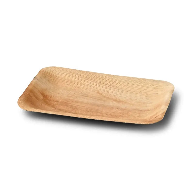 Kauf Dich Grun Palm Leaf Disposable Tableware Plates 25x15cm 6pcs | Kauf Dich Grun In Lebanon