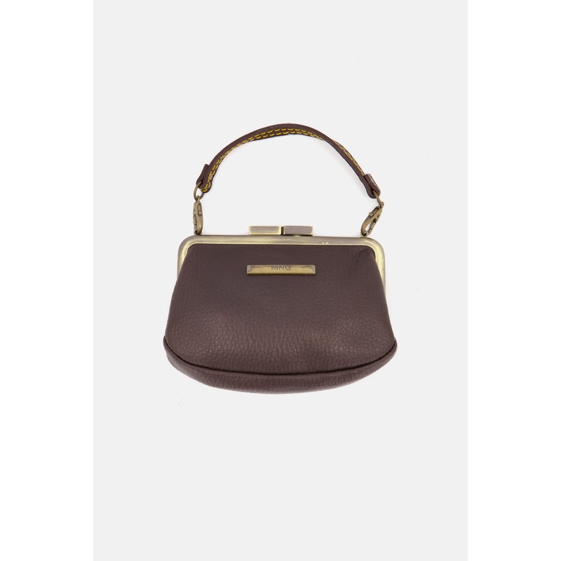 Mango Women’s Brown Leather Wallet | Mango In Lebanon