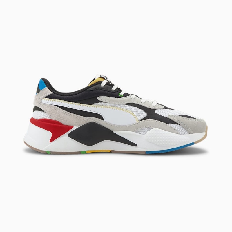 Puma Unisex White & Black RS-X^3 WH Sneakers | Puma In Lebanon