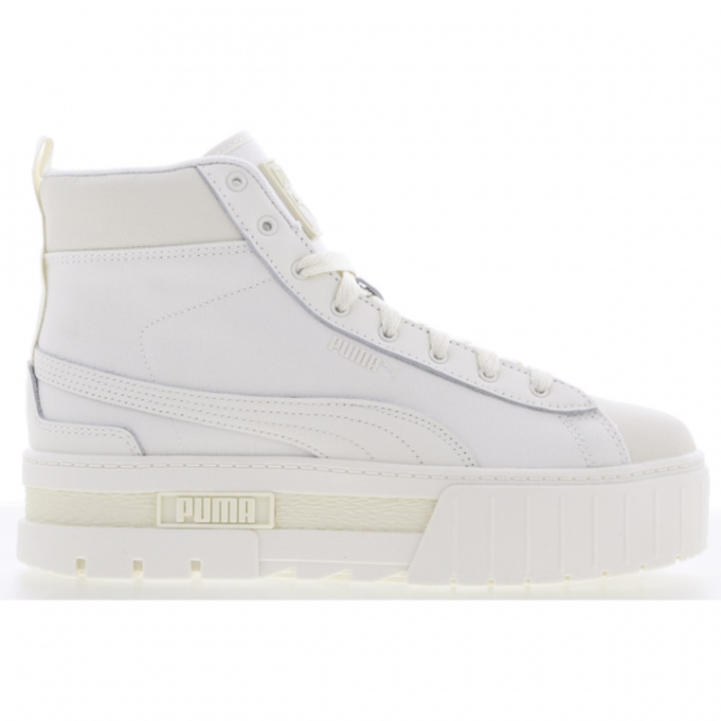 Puma Women’s Marshmallow Mayze Mid Canvas Sneakers | Puma In Lebanon