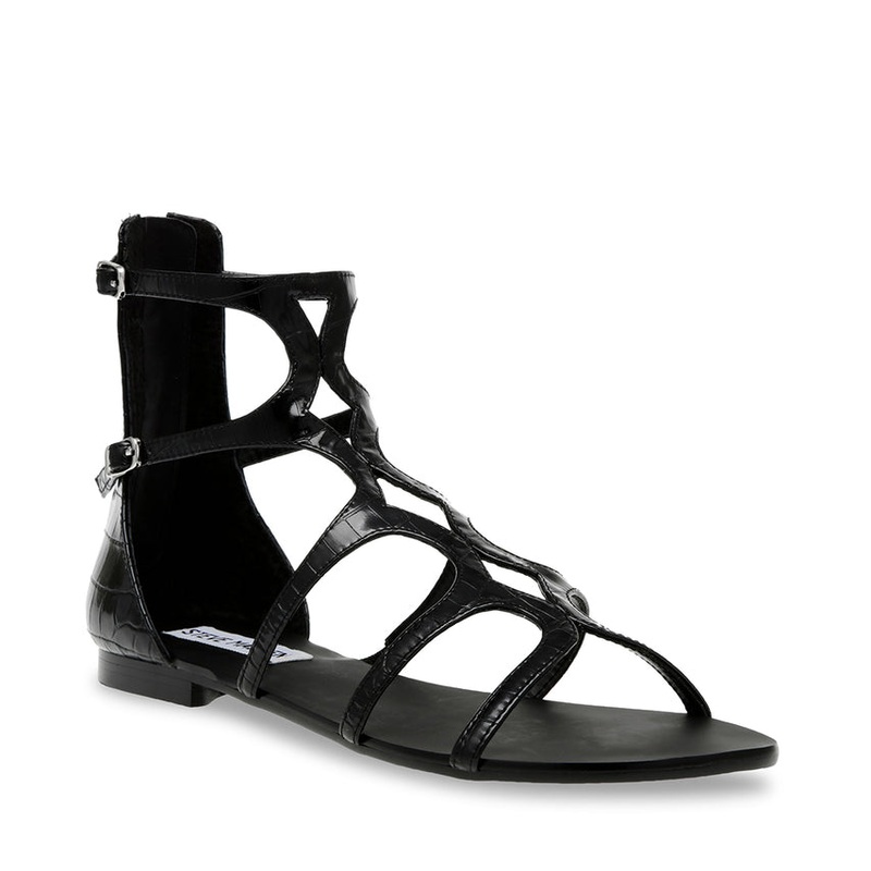 Steve Madden Women’s Black Egypt Sandal |Steve Madden In Lebanon