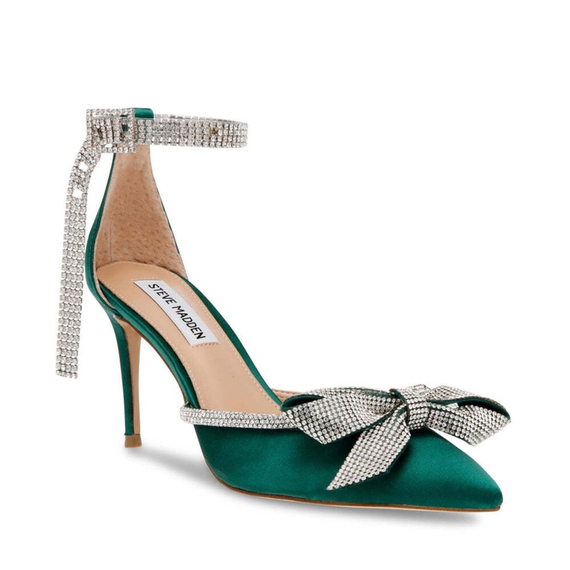 Steve Madden Women’s Emerald Satin Live Up Heel |Steve Madden In Lebanon