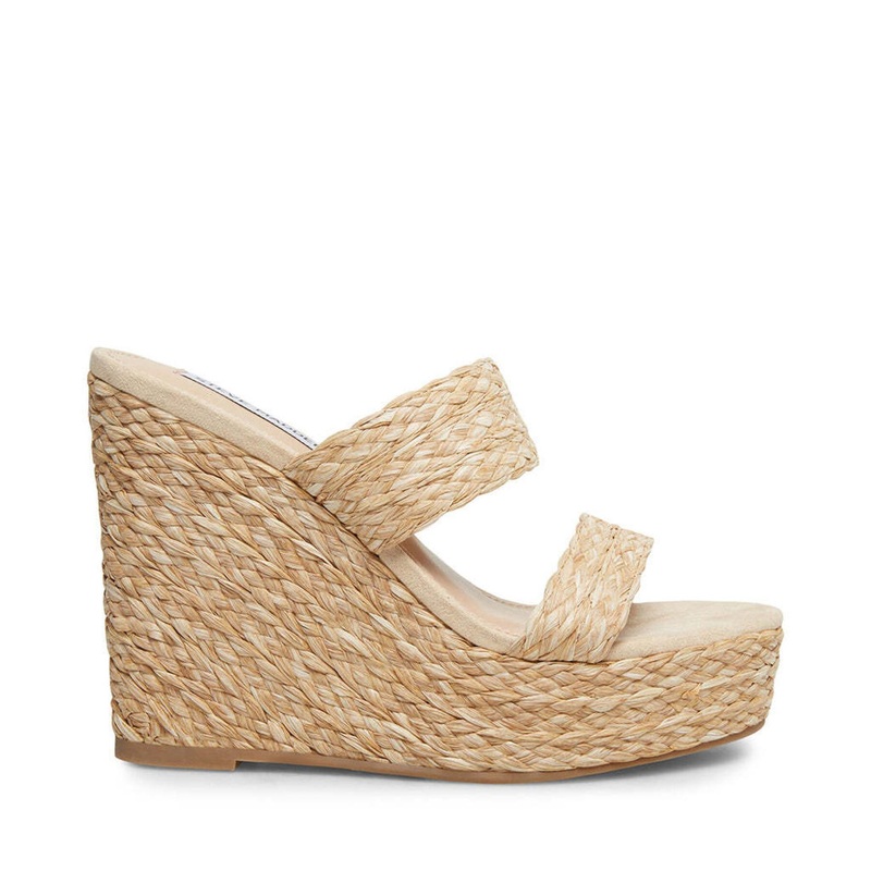 Steve Madden Women’s Natural Sunflower Sandal |Steve Madden In Lebanon