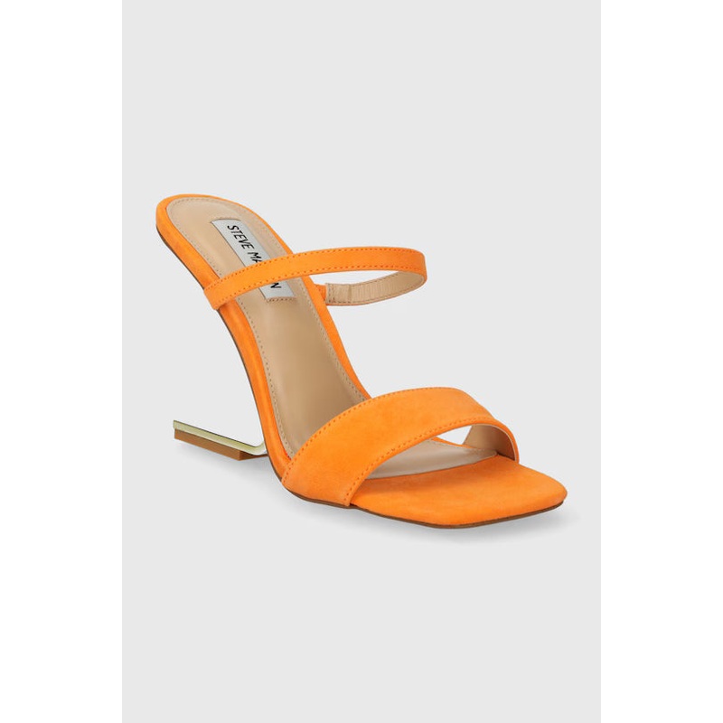Steve Madden Women’s Orange Suede Lotus Heels | Steve Madden In Lebanon