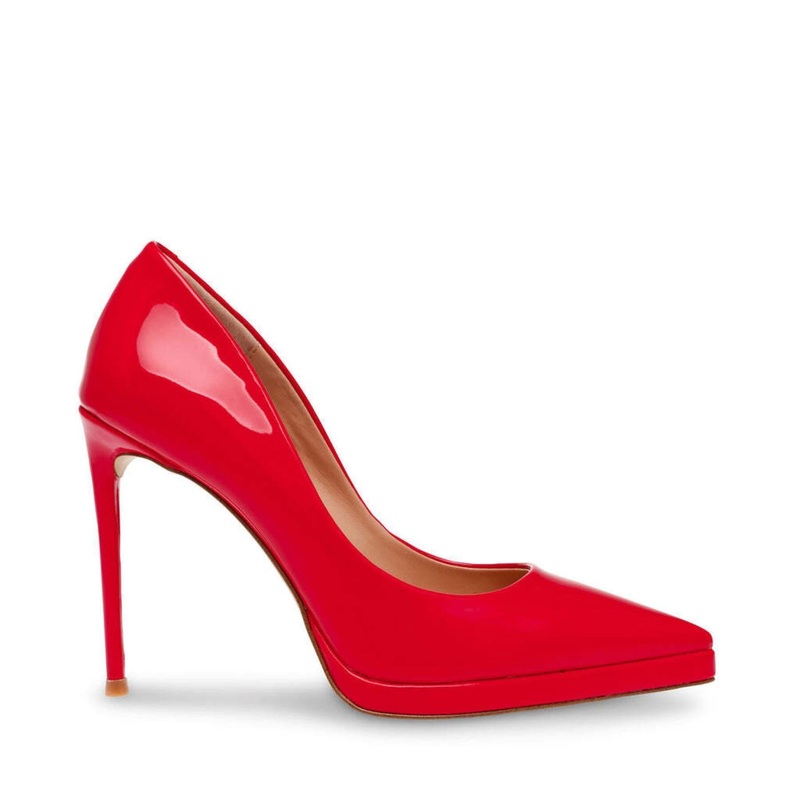 Steve Madden Women’s Red Synthetic Klassy Heel |Steve Madden In Lebanon