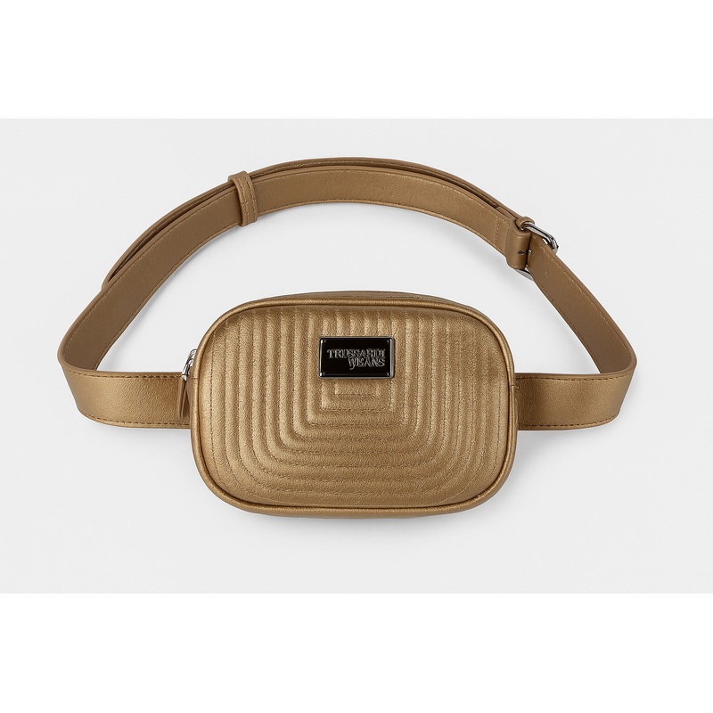 Trussardi Women’s Bronze Leather Belt Bag |Trussardi In Lebanon