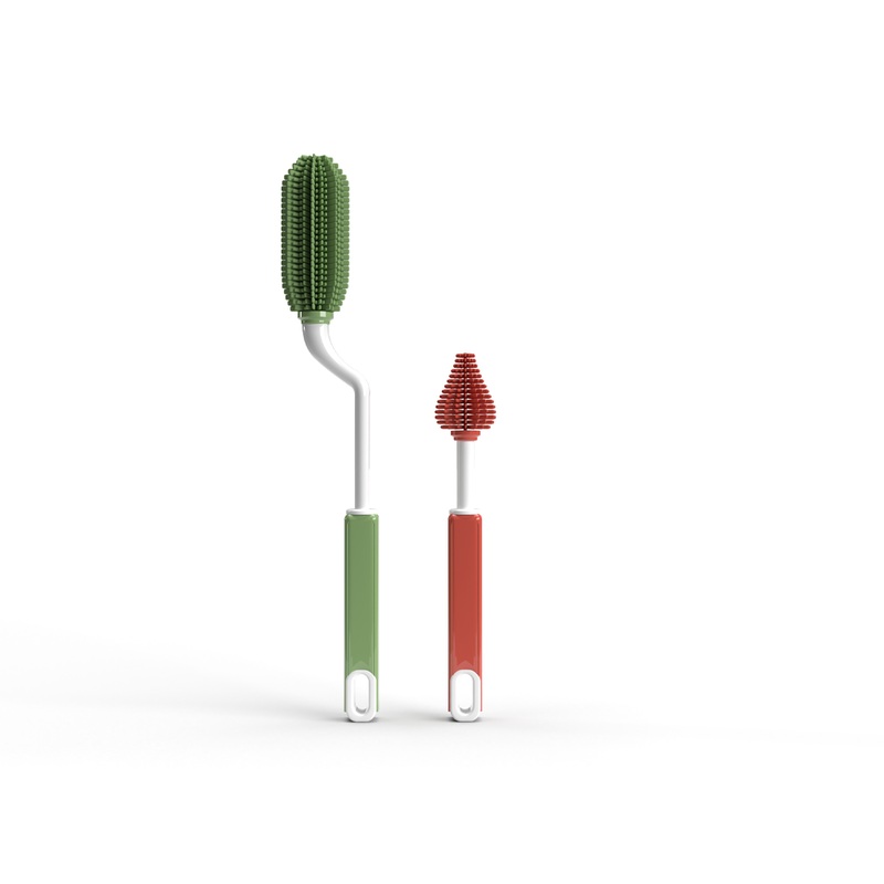 Bebedou 2 in 1 Silicone Bottle Brushes – for Feeding Bottles (BBD5121) | Bebedou In Lebanon