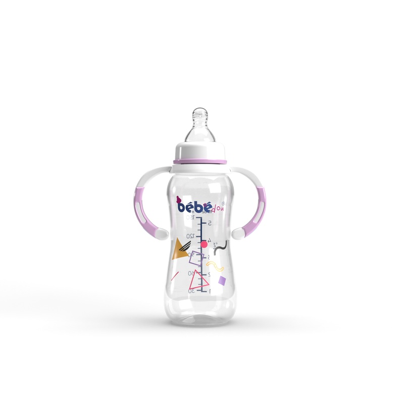 Bebedou Standard Neck Feeding Bottle (with Handles) 150ml 0+ (BBd1132) | Bebedou In Lebanon