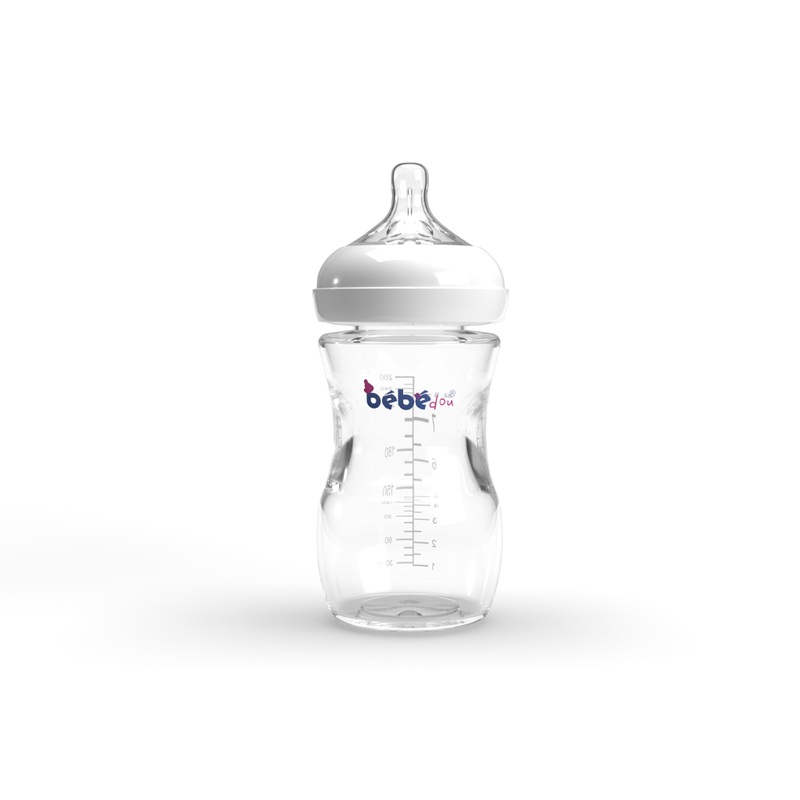 Bebedou Ultra-Wide Neck Feeding Bottle 260ml 3m+  (BBD1112) | Bebedou In Lebanon