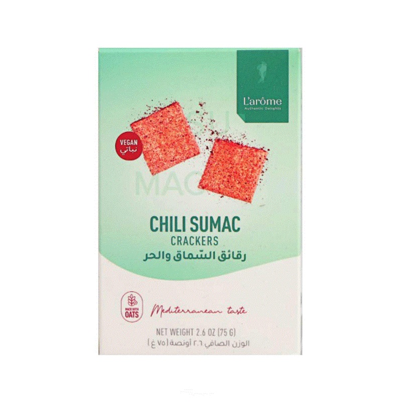 L’arome Chili Sumac Crackers 75g | L’arome In Lebanon