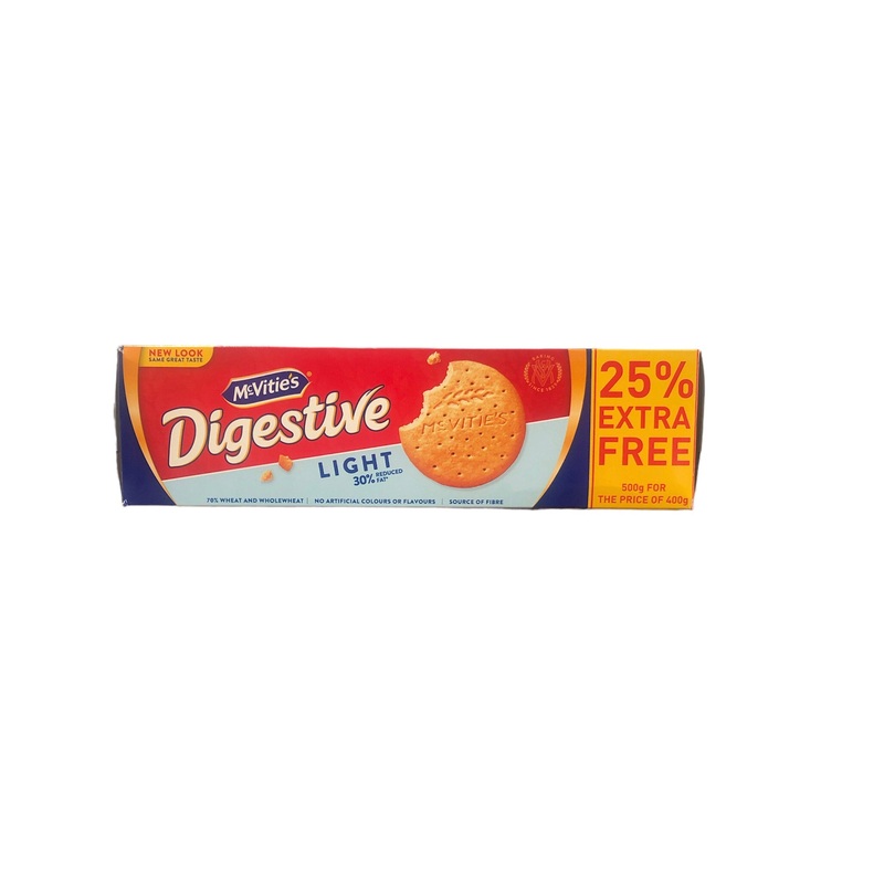 McVitie’s Light Digestive Biscuits 400g (+25% Extra Free) | McVitie’s In Lebanon