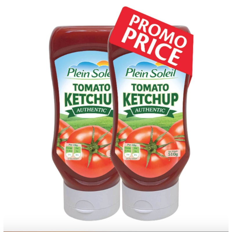 Plein Soleil Tomato Ketchup 510g *2 (Promo Price) | Plein Soleil In Lebanon