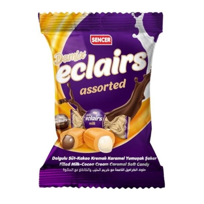 Sencer Damix Assorted Milk-Cocoa Cream Caramel Soft Candies 600g | Sencer In Lebanon
