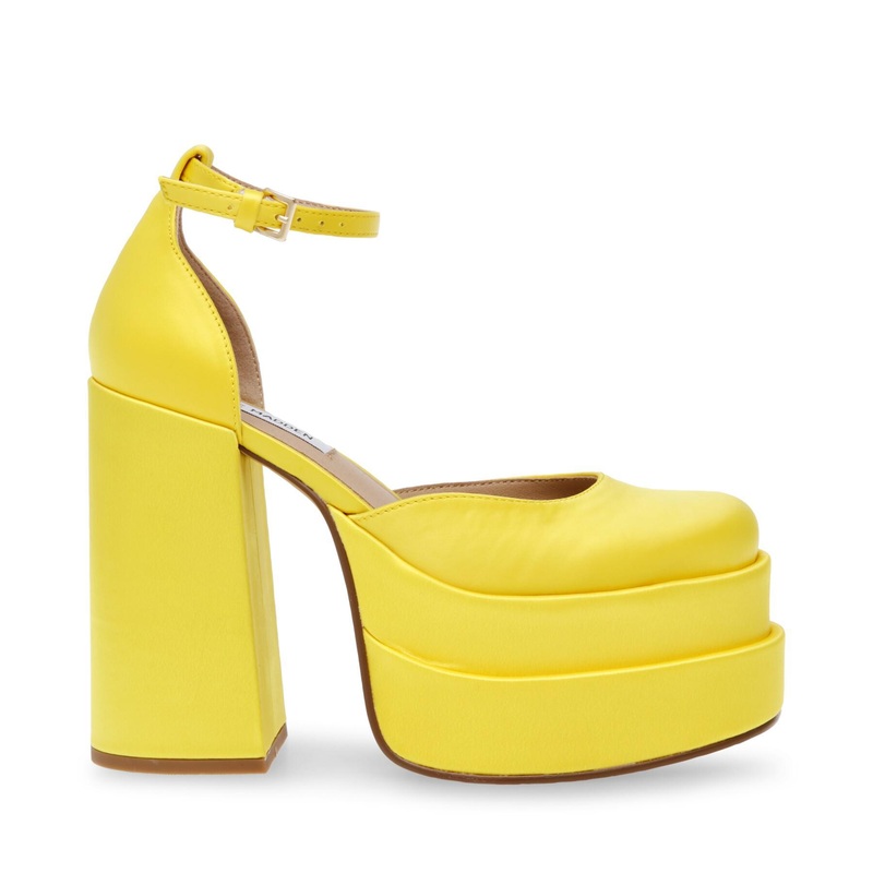 Steve Madden Women’s Yellow Charlize Heel |Steve Madden In Lebanon