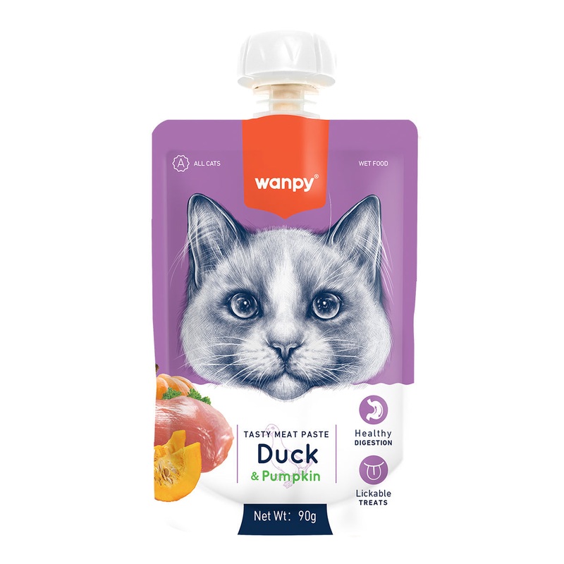 Wanpy Meat Paste Duck & Pumpkin for Cat 90g | Wanpy In Lebanon