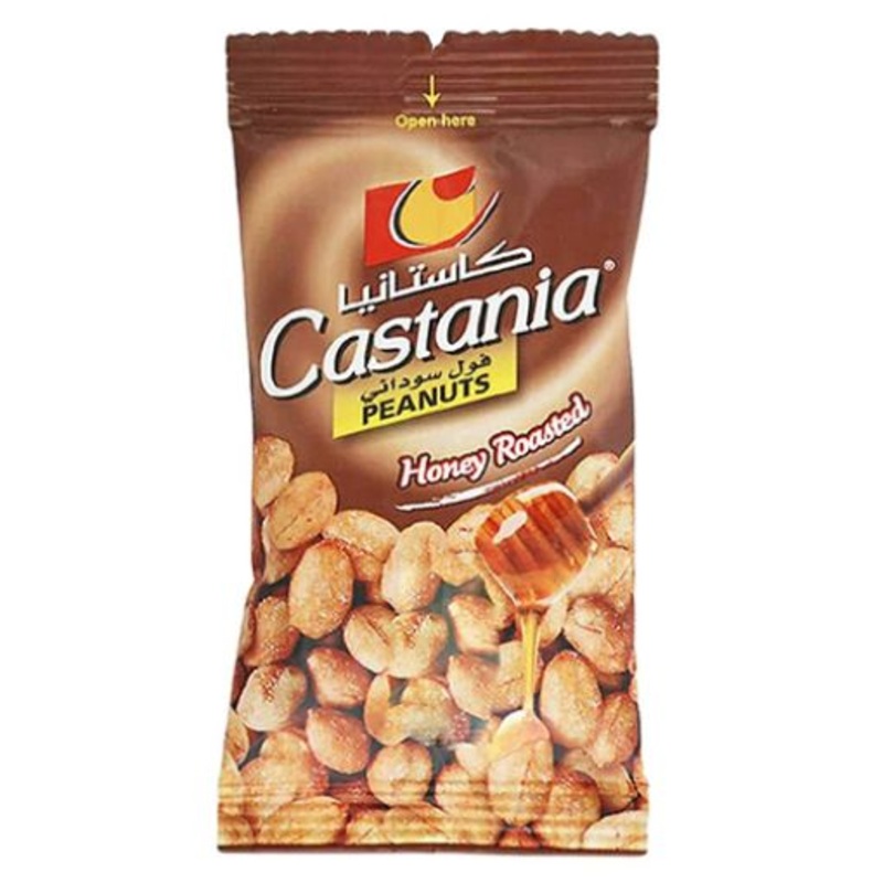 Castania Peanuts With Honey 18g | Castania In Lebanon