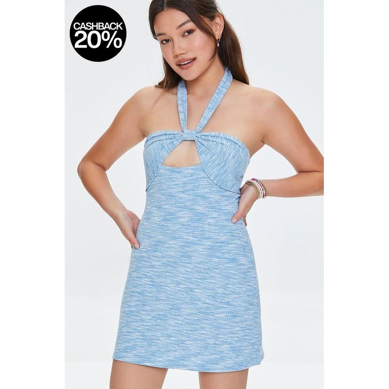 Forever 21 Women’s Baby Blue Sleeveless Mini Dress |Forever 21 In Lebanon