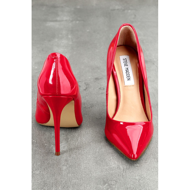 Steve Madden Women’s Red Daisie Heels | Steve Madden In Lebanon