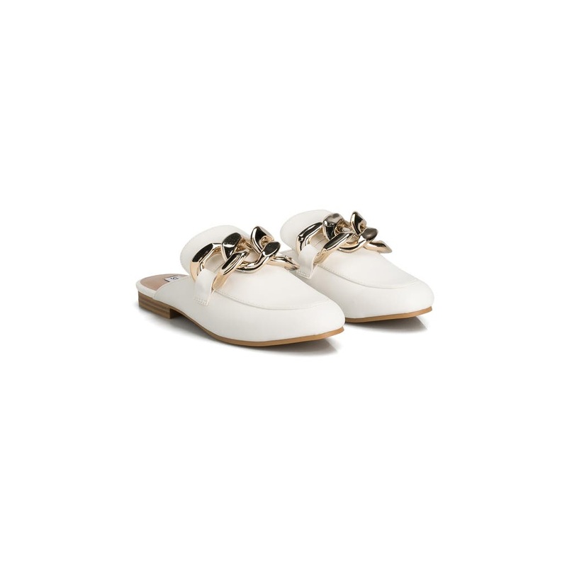 Steve Madden Women’s White Kiki Slipper | Steve Madden In Lebanon