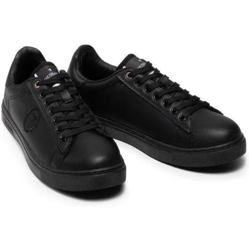 Trussardi Men’s Black Danus Stitch NM Sneakers |Trussardi In Lebanon