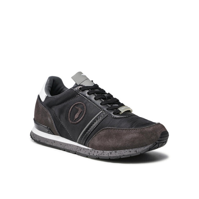 Trussardi Men’s Black Fredy Mix Sneakers |Trussardi In Lebanon