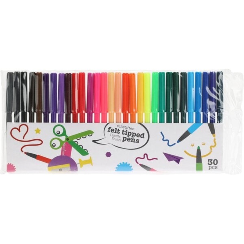 Felt-Tip Pens 30 pcs | Felt-Tip In Lebanon