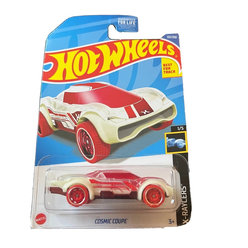 Hot Wheels X-Raycers White and Red Cosmic Coupe  |Hot Wheels In Lebanon
