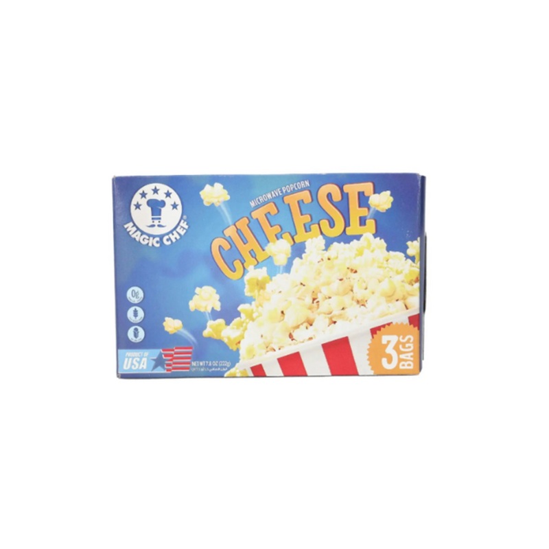 Magic Chef Microwave Popcorn Cheese 3 Bags – 222g | Magic Chef In Lebanon