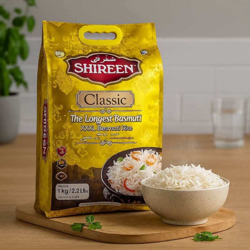 Shireen Classic Extra Long Basmati Rice 1Kg | Shireen In Lebanon