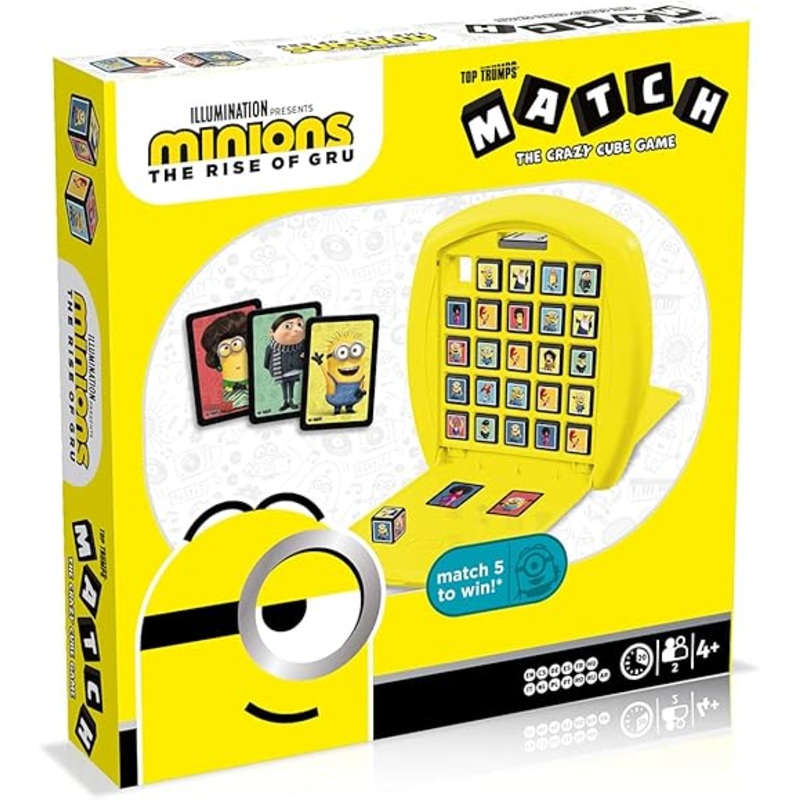 Top Trumps Match Minions Rise Of Gru Board Game | Top Trumps In Lebanon