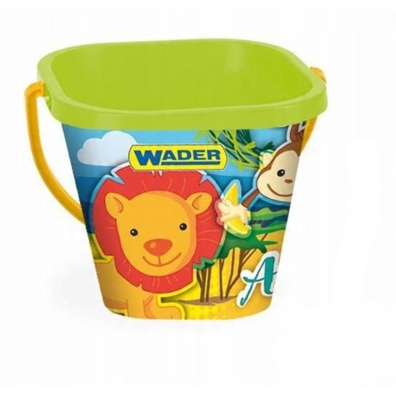 Wader Multicolor Square Bucket 2L | Wader In Lebanon